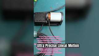 Precyzyjna platforma liniowa z cewką drgającą